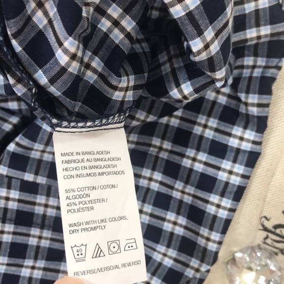 VAN HEUSEN Classic-Fit Gingham Flex Shirt - Picture 6 of 7